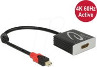 DELOCK 62735 - DisplayPort Adapter, Mini DP 1.2 Stecker auf HDMI Buchse