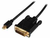 ST MDP2DVIMM6BS - Kabel aktiv mini DisplayPort auf DVI, WUXGA 1,8 m