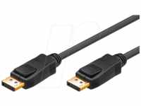 GOOBAY 65923 - DisplayPort Kabel, DisplayPort 1.2, 8K@30 Hz, 2,0 m