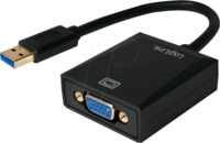 LOGILINK UA0231 - VGA Adapter, USB 3.0 Stecker auf VGA Buchse