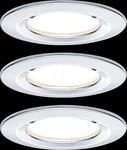 PLM 93499 - Einbauleuchte Nova Coin, 3x6 W, 2700 K, rund, dimmbar, alu