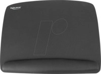 DELOCK 12601 - Mauspad, mit Handballenauflage, schwarz