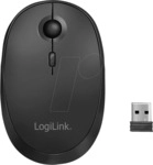 LOGILINK ID0204 - Maus (Mouse), Bluetooth, Funk, schwarz