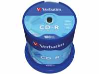 VERBATIM 43411 - CD-R, Extra Protection, 700 MB, 52x, 100er Pack Spindel