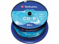 VERBATIM 43351 - CD-R, Extra Protection, 700 MB, 52x, 50er Pack Spindel