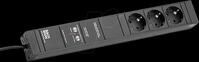 BACH 420.0068 - Steckdosenleiste CONNECT LINE, Typ EF - CEE 7/7, 3-fach