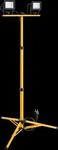 GB 57845 - LED-Arbeitsleuchte mit Stativ, 2x20 W, schwarz/gelb, IP65