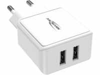 ANS 1001-0114 - USB-Ladegerät HC212, 5 V, 2400 mA, 2-Port, weiß