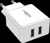 ANS 1001-0114 - USB-Ladeger&auml;t HC212, 5 V, 2400 mA, 2-Port, wei&szlig;