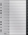 LEITZ 12090000 - Kunststoffregister, A4 (1-12), Recycle