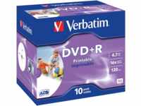 DVD+R4,7 VER10P - Verbatim DVD+R 4,7GB,10erJewelCase, printable