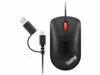 LENOVO 51D20850 - Maus (Mouse), Kabel, USB, schwarz