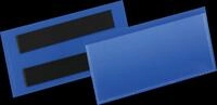 DURABLE 174107 - Etikettentasche, magnetisch, 100x38mm, blau, 50 St&uuml;ck