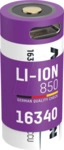 ANS 1300-0015 - Li-Ion Akku 16340 850 mAh mit Ladebuchse