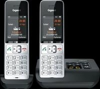 GIGASET C500AD - DECT Telefon, 2 Mobilteile, AB, silber/schwarz