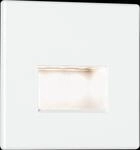 PLM 93093 - Einbauleuchte Edge Quadro, 1,2 W, 2700 K, starr, eckig, wei&szlig; mat