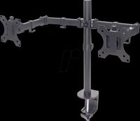 MANHATTAN 461528 - Tischhalterung f&uuml;r 2 Monitore, 13" - 32", schwenkbar