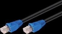 PATCH-C6 OUT30SW - Cat.6 Outdoor-Patchkabel 30 m, schwarz