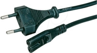 ADC 150 SW - Netzkabel, Eurostecker, 1,5 m, schw, C7