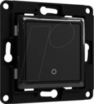 SHELLY WS1 B - Shelly Wandtaster, schwarz, 1-fach