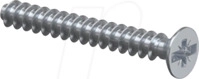 KAISER 2472-25 - Ger&auml;teschraube, PlusMinus, &Oslash; 3,2 x 25 mm, gvz