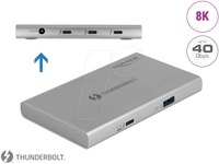 DELOCK 64157 - Thunderbolt&trade; 4 Hub, 3-Port + USB 3.1 A-Port, 8K 30 Hz