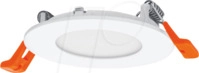 LDV 075573116 - Einbauleuchte Downlight Slim, 4,5 W, 240 lm, 4000 K, rund, wei&szlig;