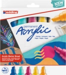 EDDING 5000/5A - Acrylmarker, 5 mm - 10 mm, sortiert, 5er Pack