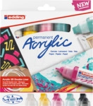 EDDING 5400/5DL - Acrylmarker, 3D Double Liner, sortiert, 5er Pack