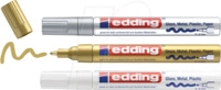 EDDING GLM750-3 - Glanzlackmarker, 2-4 mm, 3er-Set