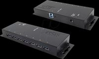 EXSYS EX1188HMS3 - USB 3.0 7-Port Industrie-Hub, 7x A, 15 kV ESD