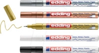 EDDING GLM780-5 - Glanzlackmarker, 0,8 mm, 5er-Set
