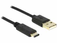 DELOCK 83327 - USB 2.0 Kabel, A Stecker auf C Stecker, 2 m
