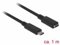 DELOCK 85533 - Delock Kabel USB 3.0 C-Stecker > C-Buchse schwarz 1,0 m