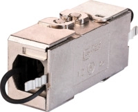 BTR 130863-04-E - Netzwerk RJ45 Verbinder werkzeugfrei Cat.7a STP, 180&deg;