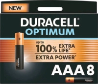 DURA OPT AAA8 - Duracell Optimum, Alkaline Batterie, AAA (Micro), 8er-Pack