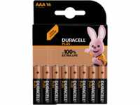 DURA PLUS AAA16 - Duracell Plus, Alkaline Batterie, AAA (Micro), 16er-Pack