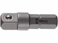 WERA 05136000001 - Bithalter Werkzeugschäfte, 1/4 Sechskant auf 1/4 Vierkant