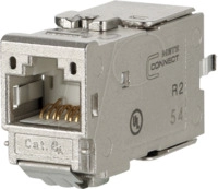 BTR 130B11-Z - Cat.6a Modul, RJ45, Kabelzuf&uuml;hrung 180&deg;