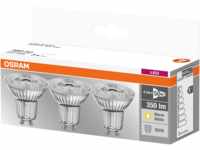 OSR 405807581839 - LED-Strahler BASE GU10, 4,3 W, 350 lm, 2700 K, 3er-Pack