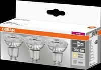 OSR 405807581839 - LED-Strahler BASE GU10, 4,3 W, 350 lm, 2700 K, 3er-Pack