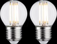 PLM 28640 - LED-Filamentlampe E27, 2x5 W, 470 lm, 2700 K