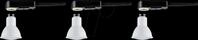 PLM 28786 - 3er-GU10-LED-Set f&uuml;r Deckeneinbauringe, easy-dim