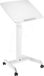 LOGILINK EO0035 - Workstation, rollbar, h&ouml;henverstellbar, wei&szlig;