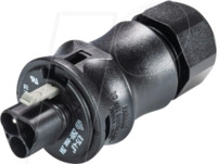 RST20I3 KS2 G - Steckerteil mit Kabelverschraubung 6-10mm, Schraubanschluss