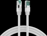 EFB MK60011W - RJ45 Patchkabel Cat.6a S/FTP LSZH wei&szlig; 1 m