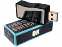 HMBG 1401 - USB 3.0 A Stecker auf A Buchse mit Schalter