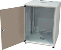 EFB OFF-1566GR - 19" Netzwerkschrank OFFICE, 15 HE, Tiefe 600 mm
