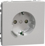 WISER 2380-6036 - Steckdose, 1-fach, edelstahl, gl&auml;nzend, Zigbee
