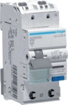 HAGER ADS960D - Fehlerstrom-Leitungsschutzschalter 1P+N 6kA C-10 A 30mA Typ A